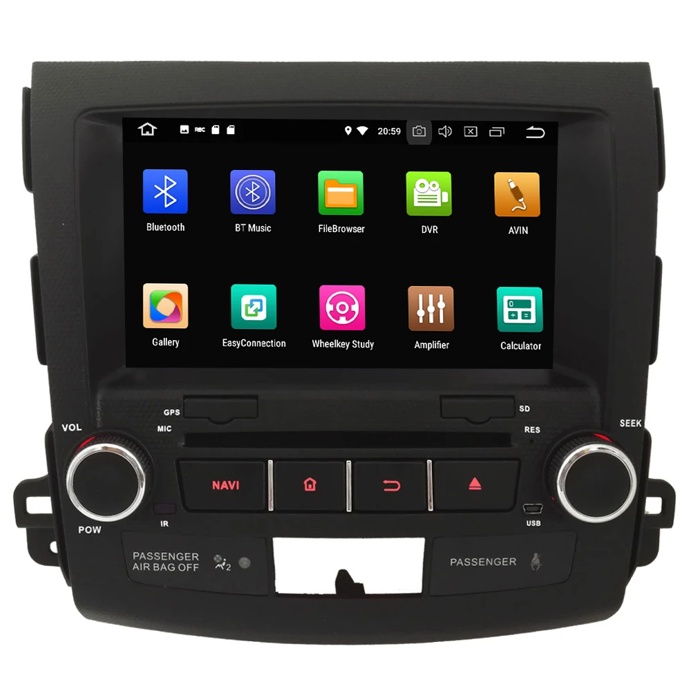 Best KLYDE 4G Android 8 Octa Core 4GB RAM Car DVD Multimedia Player For Peugeot 4007/Citroen C-Crosser 2007 2008 2009 2010 2011 2012 1