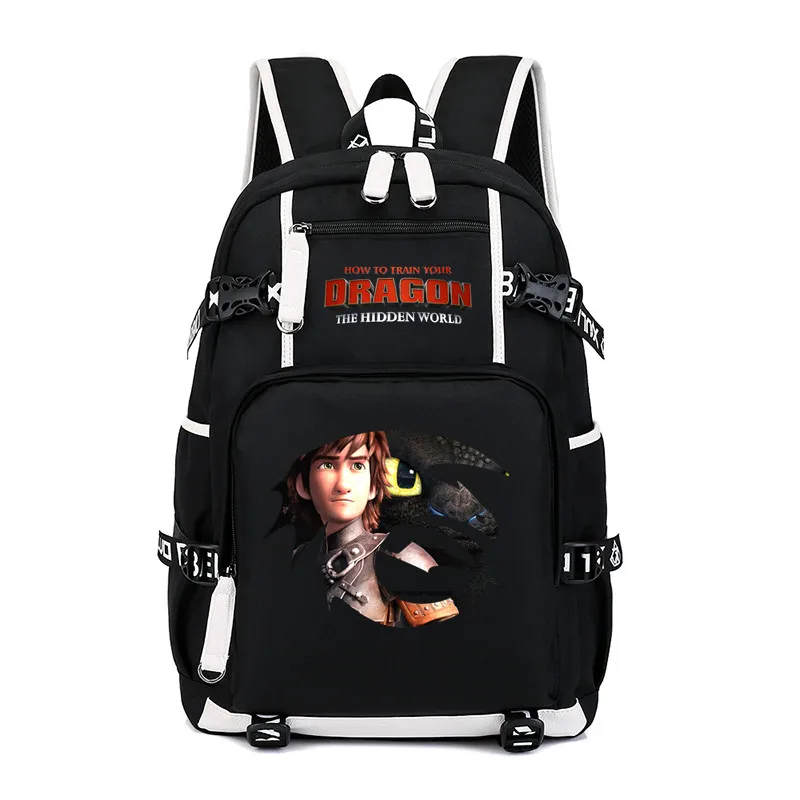 Рюкзак «Как приручить дракона 3: скрытый мир», школьная сумка, сумка для книг, ранец, рюкзак для работы, отдыха, сумка для ноутбука, дорожная сумка - Цвет: 81215