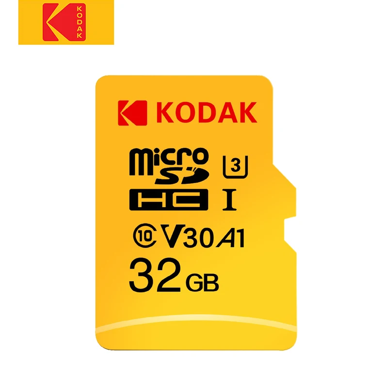 Дешевый Kodak высоких Скорость 32 ГБ, 64 ГБ и 128 Гб Micro SD card class 10 U3 4 K картао де memoria 128 Гб флэш карты памяти mecard Micro sd kart