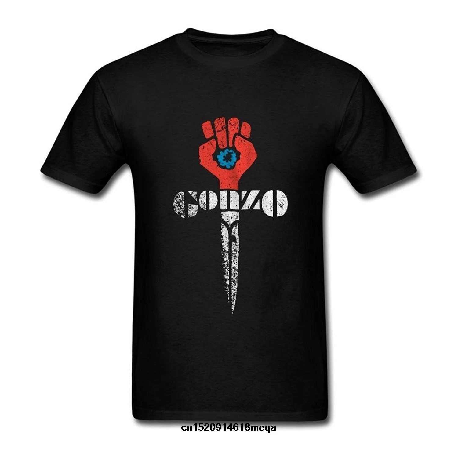 Футболка Gonzo Fist Art футболка для мужчин крутая летняя с короткими рукавами