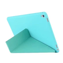 ocube 50pcs/lot Luxury PU Leather Soft Deformation TPU Silicon Coque Flip Auto Sleep Cover Case For Apple iPad Pro 9.7 Tablet