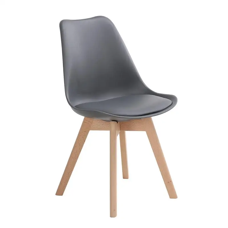 Современный стул в стиле минимализм креативный переговорный офисный стул скандинавский обеденный стул домашний задний Рабочий стол из массива дерева стул - Цвет: Style 1