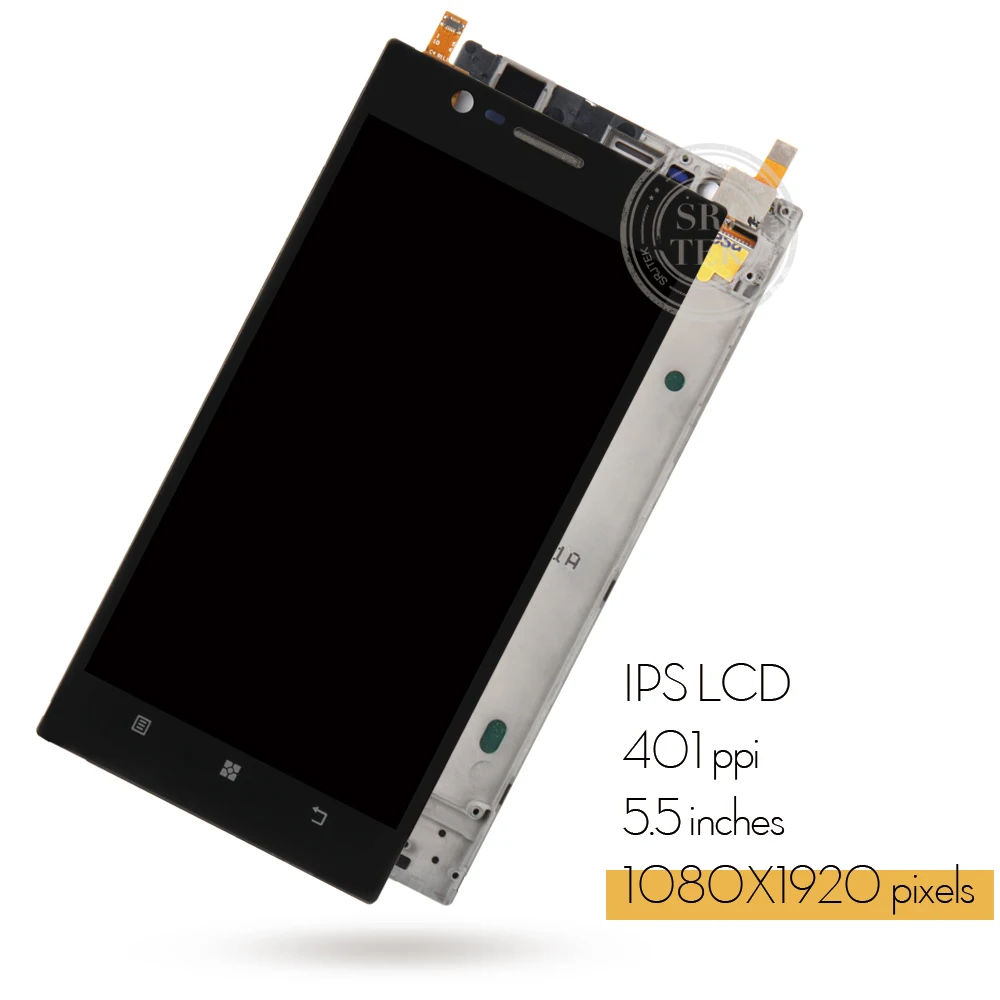 100% протестированный оригинальный 5 ''для LENOVO k900 ЖК дисплей с сенсорным экраном