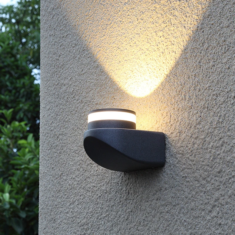 5 Вт/10 Вт современный светодиодный настенный светильник с двойной головкой Водонепроницаемый IP65 крыльцо сад настенный светильник для коридора двор наружное освещение