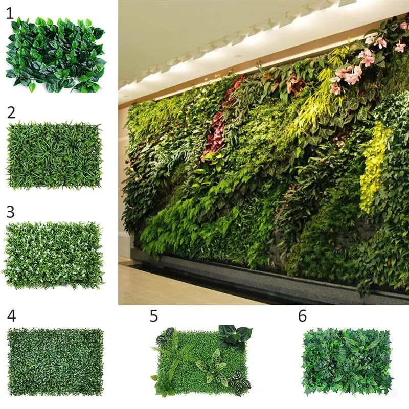 

Artificial Hedge Plant Decorative Creative Artificial Plant Fake Plant For Wall Garden Home Decor