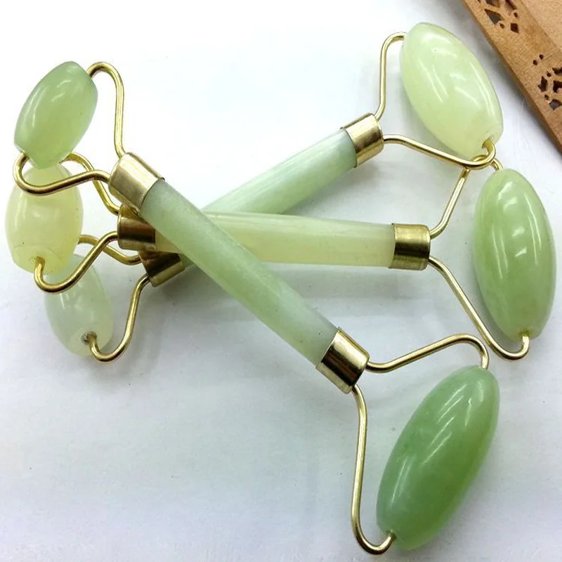 

Natural Jade Roller Slimming Face Massager Lifting Tool Jade Facial Massage Roller Stone Skin Massage Beauty Care NEW
