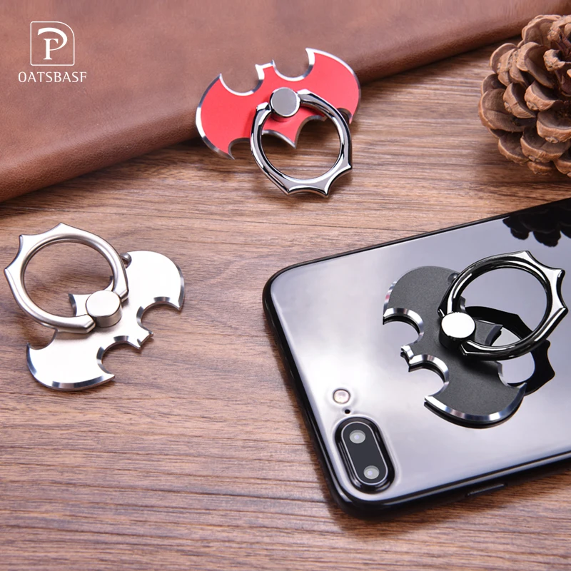 Oatsbasf Bat 360 Degree Rotate Holder Finger Ring Mobile Phone Stand Holder For iPhone/Samsung/Xiaomi All Smart Phone Holder Oatsbasf Bat 360 Degree Rotate Holder Finger Ring Mobile Phone Stand Holder For iPhone/Samsung/Xiaomi All Smart Phone Holder