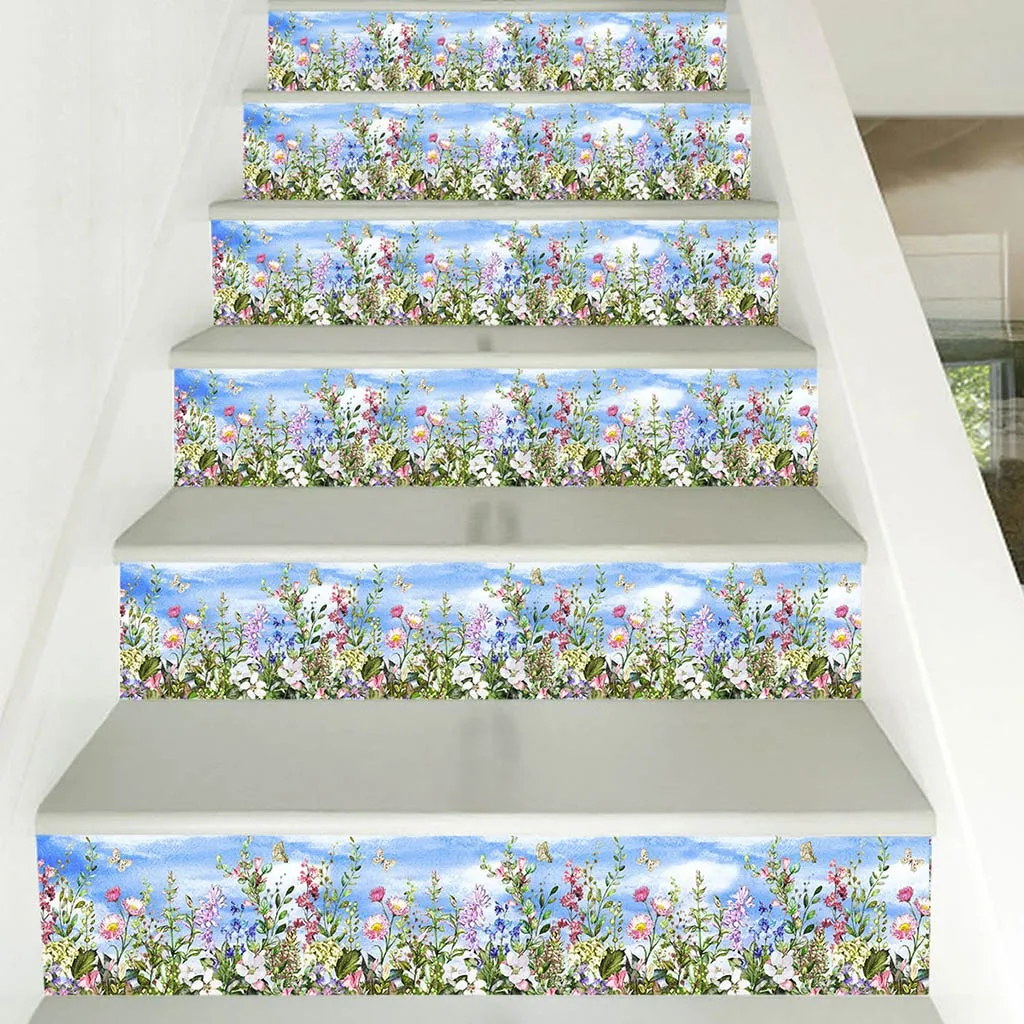 Поделки, наклейки для лестницы Съемная наклейка на ступеньки домашний Декор керамическая плитка узоры лестницы наклейка s пол