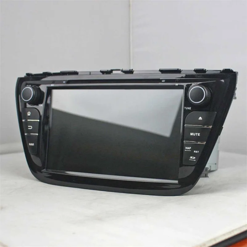 Best 8" two din android 9.0 car dvd player For Suzuki S-Cross SX4 2014 2015 2016 2017 with capacitive touch screen gps wifi DVR DAB 4