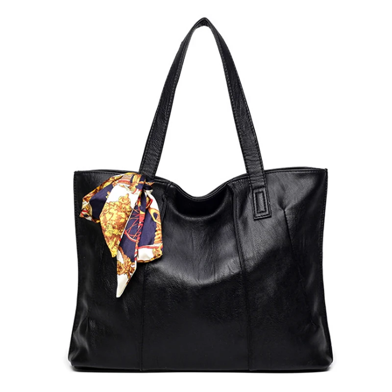 Fashion High Quality Soft Leather Designer Handbag Large Capacity Women