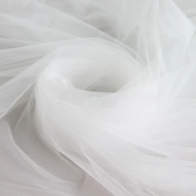 2M/lot Width 150cm Organza Fabric DIY Tulle Gauze Mesh for Home Garden