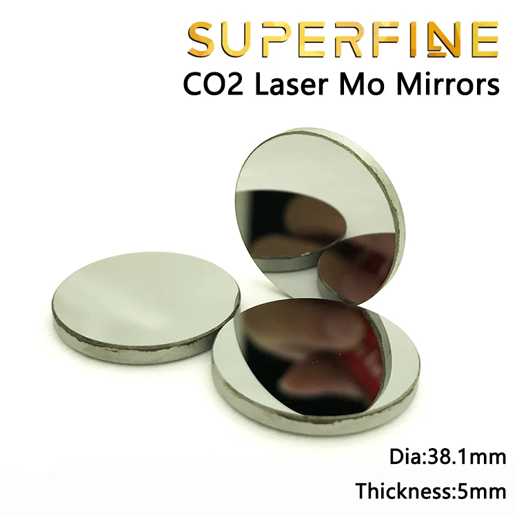 Superfine Mo reflect laser mirror dia 38.1 thickness 5mm for CO2 laser engraving cutting machine