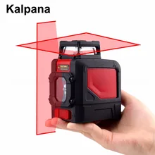 Kalpana 3D красный/зеленый лазерный уровень промышленный пятилинейный Высокоточный Линейный измеритель 360 горизонтальный и вертикальный инструмент для украшения