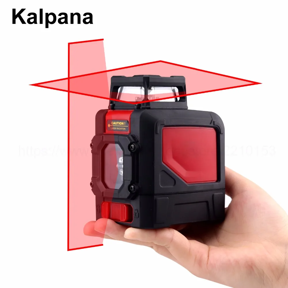 

Kalpana 3D Red/Green Laser Level Industrial five-line High precision Line meter 360 Horizontal And Vertical Decoration tool