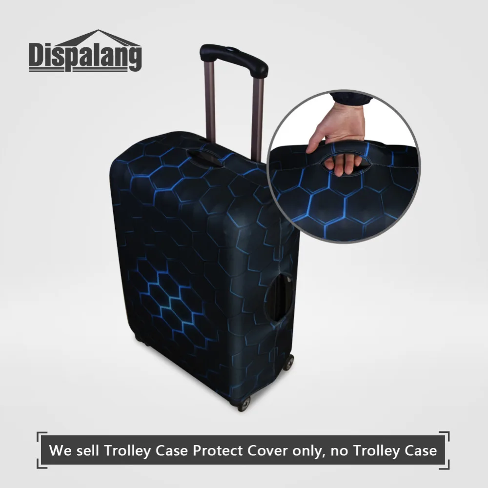 Dispalang Elastic Thickest Luggage Protective Cover for 18-30 Inch Case Skull Print Suitcase Protect Dust Cover Travel