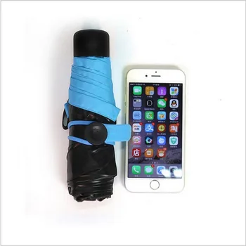 

Folding Umbrella Rain Anti-UV Waterproof 5 Fold Mini Portable Windproof Fashion For Travel SDF-SHIP
