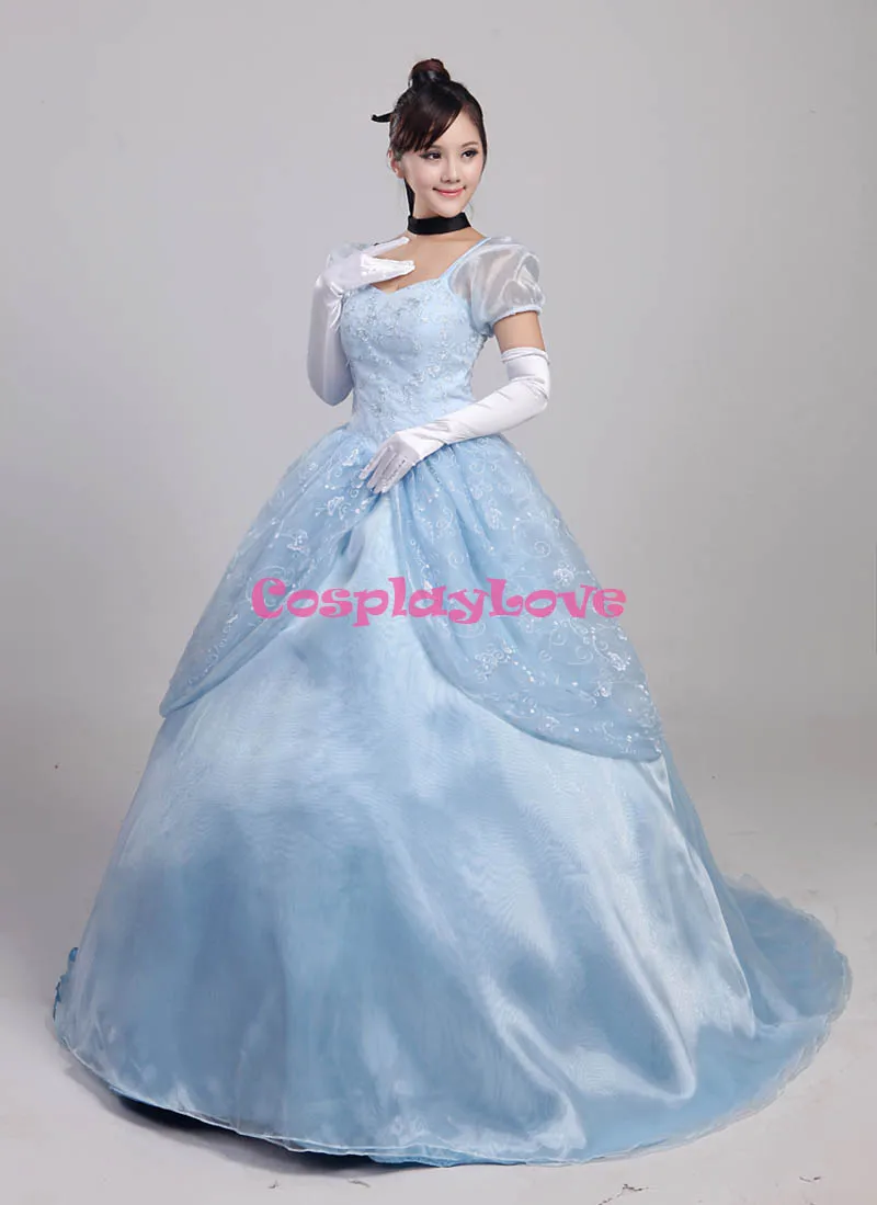 CosplayLove Custom Made Cinderella Princess Dress Cosplay Costume For Halloween Christmas Party  (5)