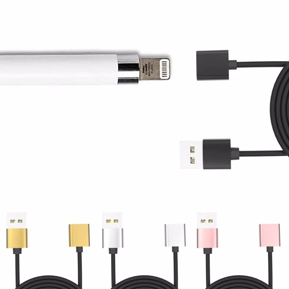Алюминиевый нейлоновый Плетеный 82 см USB для 8Pin Lightning женский Зарядный Кабель