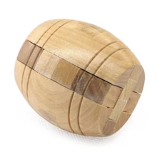 Высокое качество для взрослых 3D деревянные головоломки Brainteaser пивная бочка замок деревянные необычный Рождественский подарок игрушка для детей