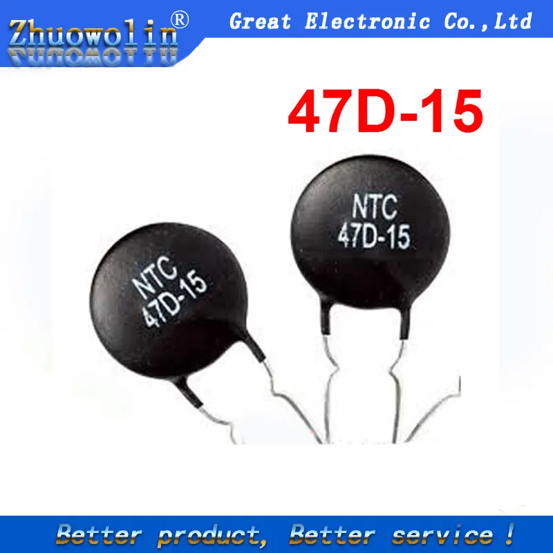 10pcs/Lot Thermistor NTC 47D 15thermistor ntcntc 47d15ntc thermistor