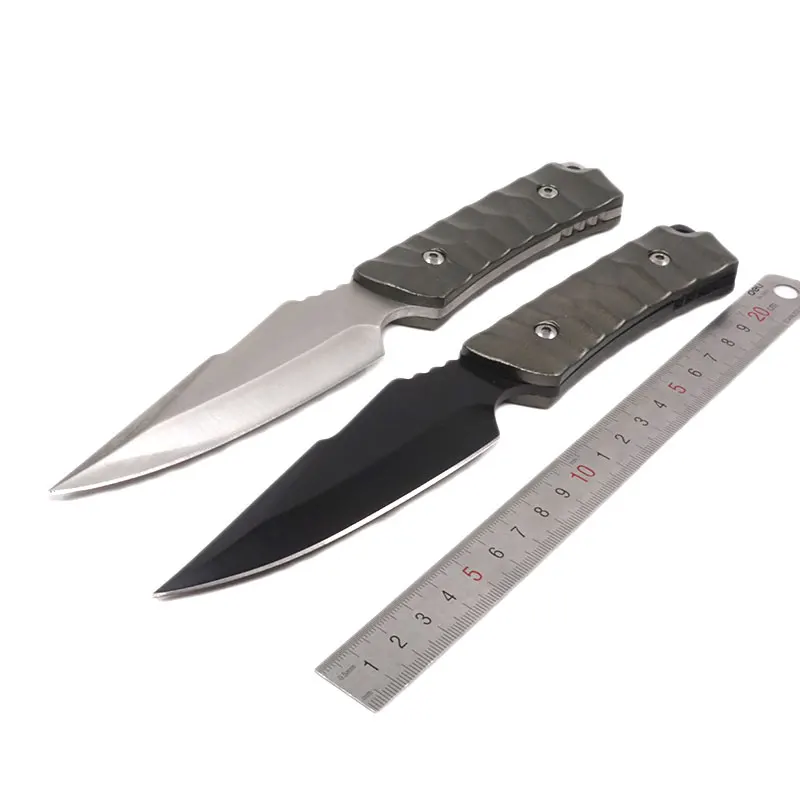 Small Straight Knives Fixed Blade Hunting Knife Pocket Tactical Survival Knife Camping Outdoor