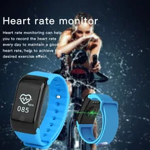 Горячая цветной Oled Смарт-браслет поддержка пульса монитор фитнес-трекер спортивные часы с браслетом для ISO Android