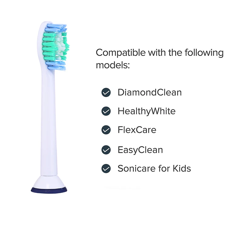 4 шт./упак. Электрический Зубная щётка головки для Philips Sonicare SimplyClean HX6015 простых чистых заменитель насадки для зубной щетки