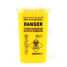 1 шт. желтый Шарп контейнер биоопасности иглы утилизация для медицинских стоматологических татуировок