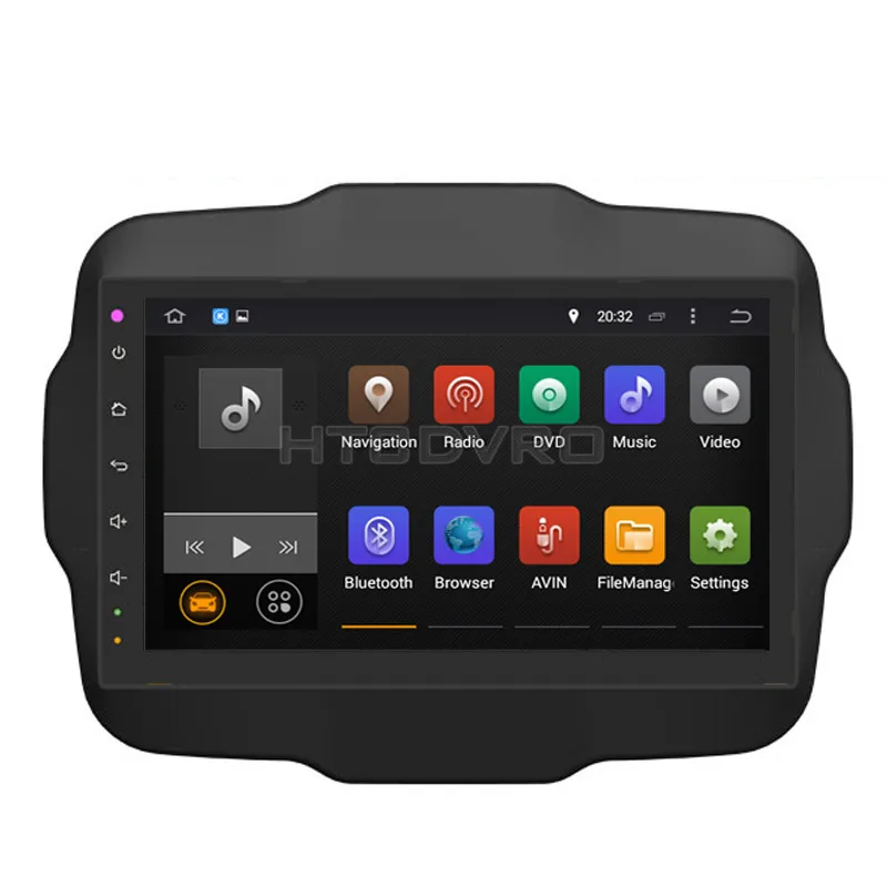 Best YMODVHT 10.1inch Octa Core 4GB+32GB Android 9.0 Car DVD Player for Jeep Renegade 2015- Radio Stereo GPS Navigation 0