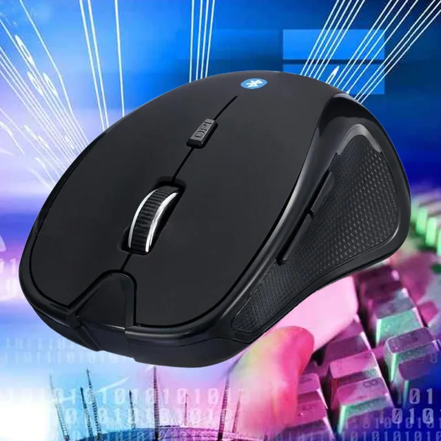 Best Value NOYOKERE New Mini Wireless Bluetooth 3.0 6D 1600DPI Optical Gaming Mouse Mice Black Laptop PC Computer Peripherals