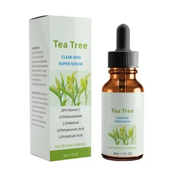 

Tea Tree Oil Moisturizing Face Anti-Acne Anti-Inflammatory Brighten Skin Tone Facial Care Essential Oil