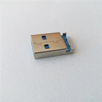 

50pcs USB 3.0 A male USB A-type male connector USB connector USB interface SMD blue 3.0 high-speed transmission