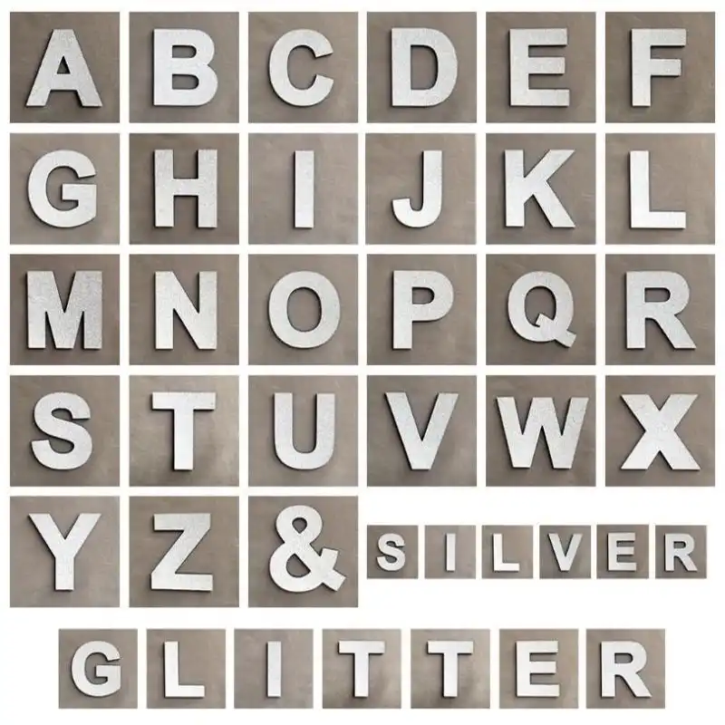 3d Etiqueta De La Pared De 26 Letras De Bricolaje Arte Mural Para
