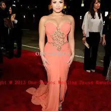 Demi Lovato возлюбленная выпускного вечера шифон с бисером летние пляжные Русалка Макси Длинные платья знаменитостей подружки невесты