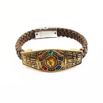 

New Avengers: Infinity War Thanos Infinity Gauntlet Bracelet Infinity Stones Handchain Bracelet Thanos Cosplay Props