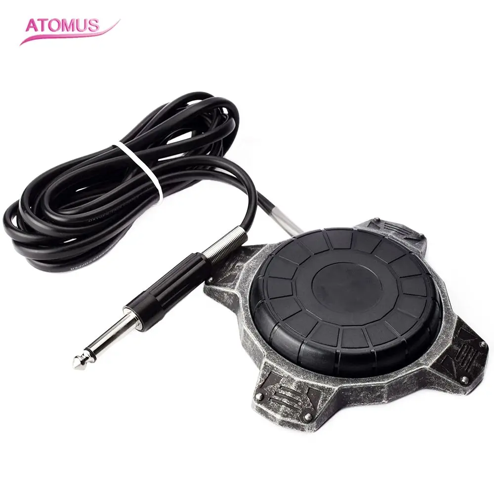 

2017 New Arrival Top Fashion Tattoo Power Round Tattoo Machine Footswitch Foot Pedal Controller Power Supply