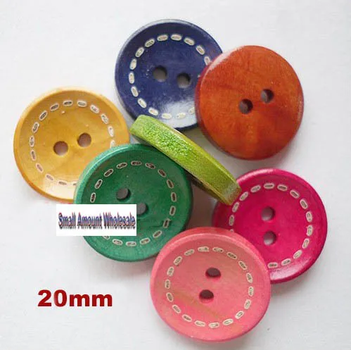 300pc-Lot-New-arrival-candy-color-buttons-20mm-flatback-round-buttons ...