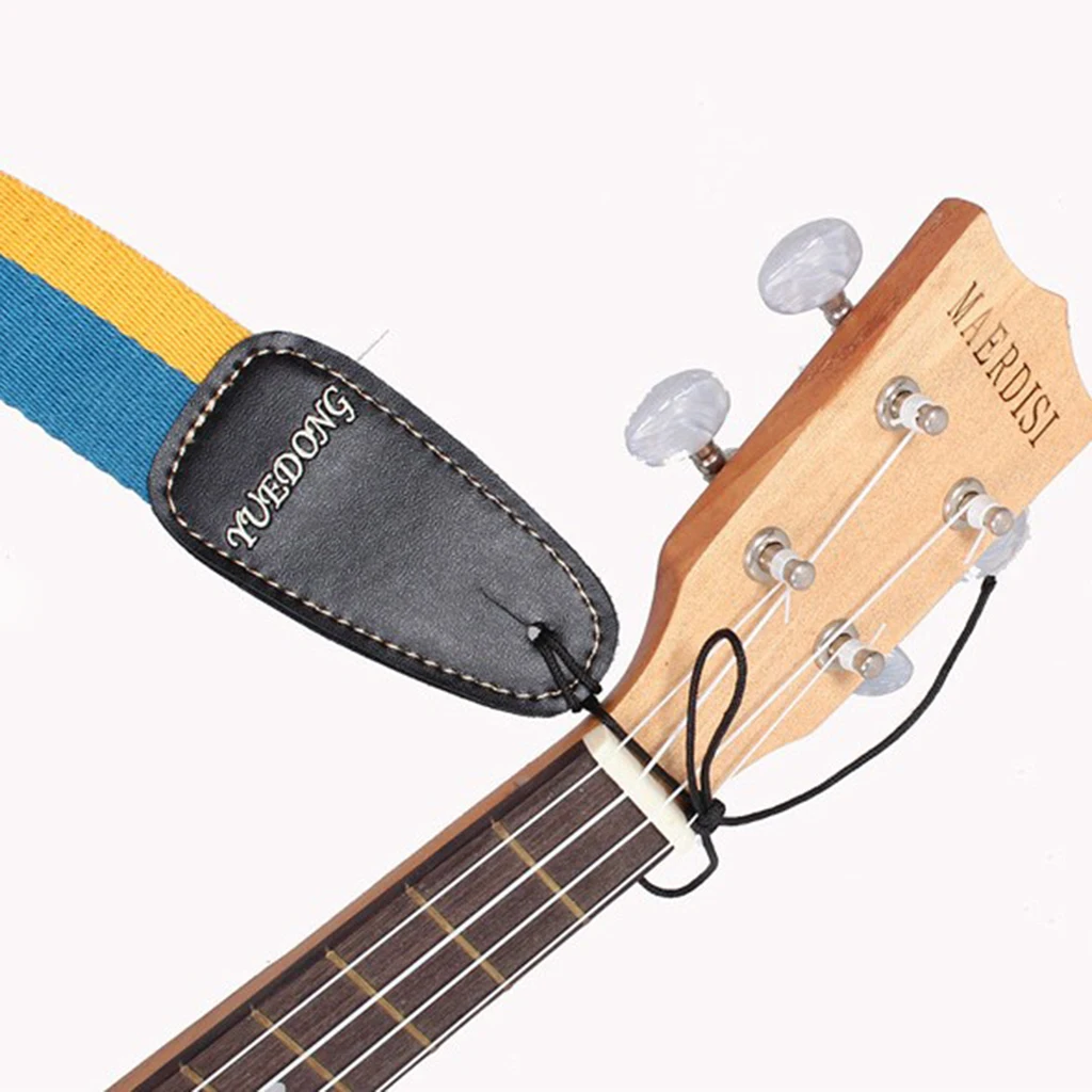 Tooyful Durable Cotton Ukulele Strap Hawaii Guitar Belt Musical Instrument Perform Accessory