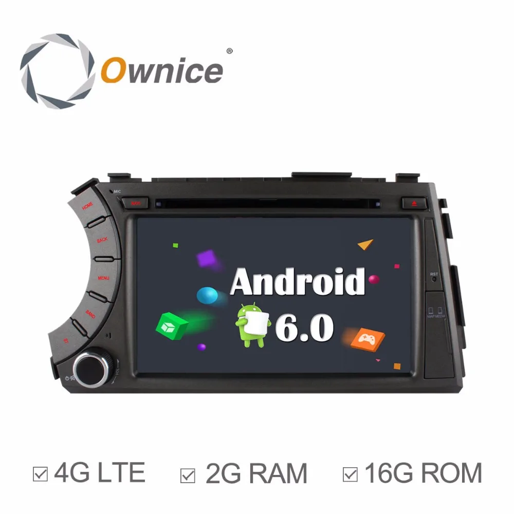 Excellent Ownice C500 4G SIM LTE Android 6.0 Octa 8 Core car dvd gps player for ssangyong Kyron Actyon 4G Wifi BT radio 2GB RAM 32GB ROM 1