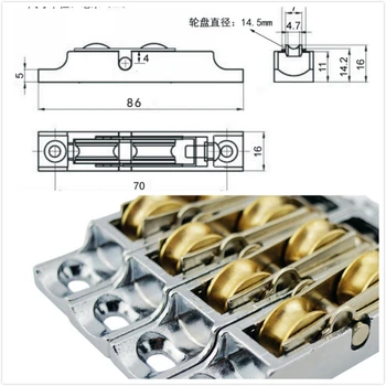 

free shipping window roller plastic steel window wheel glass sliding door caster furniture part household hardwre pulley