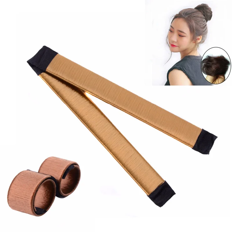

6PC Barber Hair Accessories Synthetic Wig Donuts Bud Head Band Ball Braider Magic DIY Tool Bun Maker Sweet French Made Hair Band