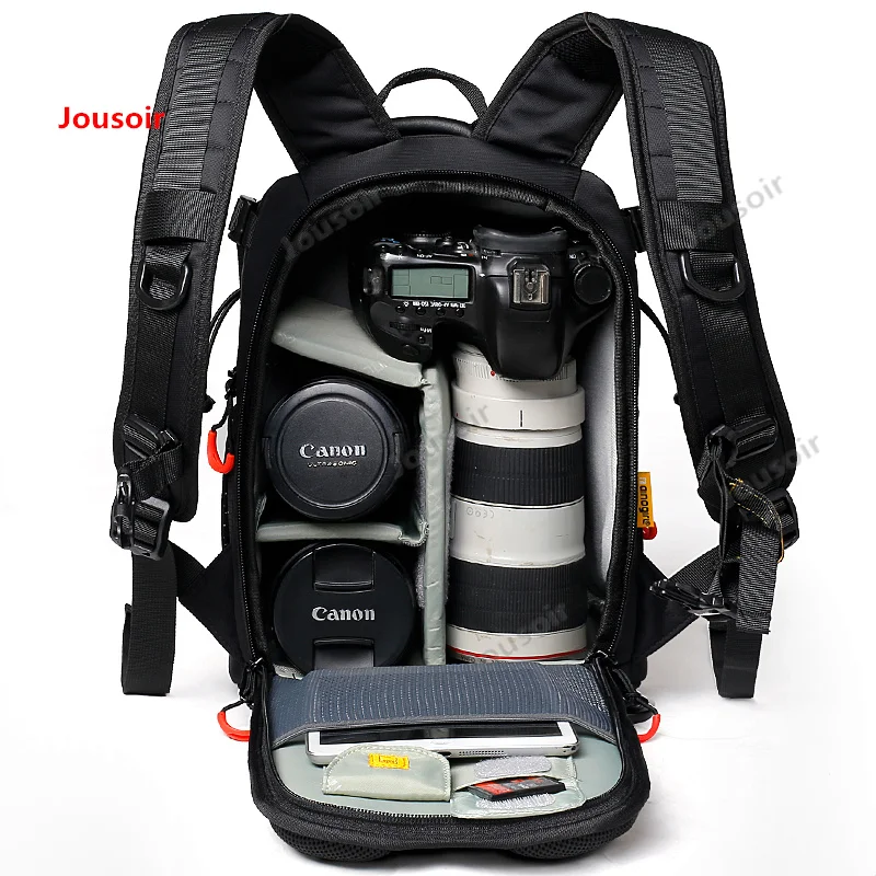 Небольшая сумка для фотокамеры зеркальные милые фотографии сумка двойного плечо SLR профессиональный 80d мешок камеры женские CD50 T03