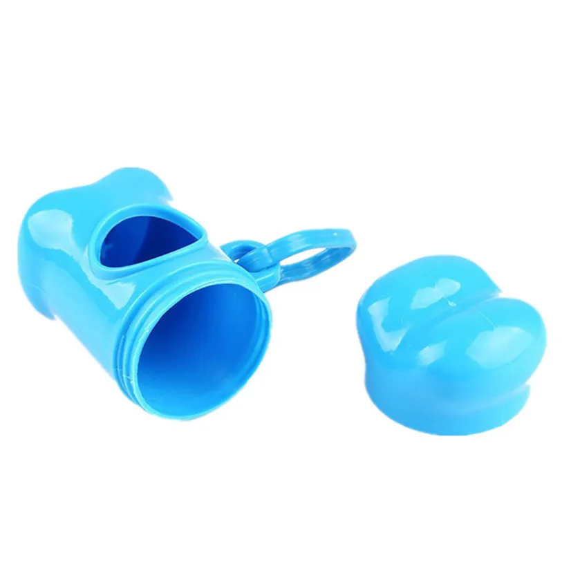 Bone Shape Pet Dog Poop Bag Dispenser Waste Garbage Bags Carrier Holder Dispenser + Poop Bags Set Pet Dog Waste Poop Bag 40DC14 (17)