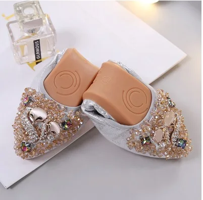 Plus Size31-45 Designer Crystal Boys Girls Flat Shoes Elegant Comfortable Lady Fashion Rhinestone Children School Soft Shoes
