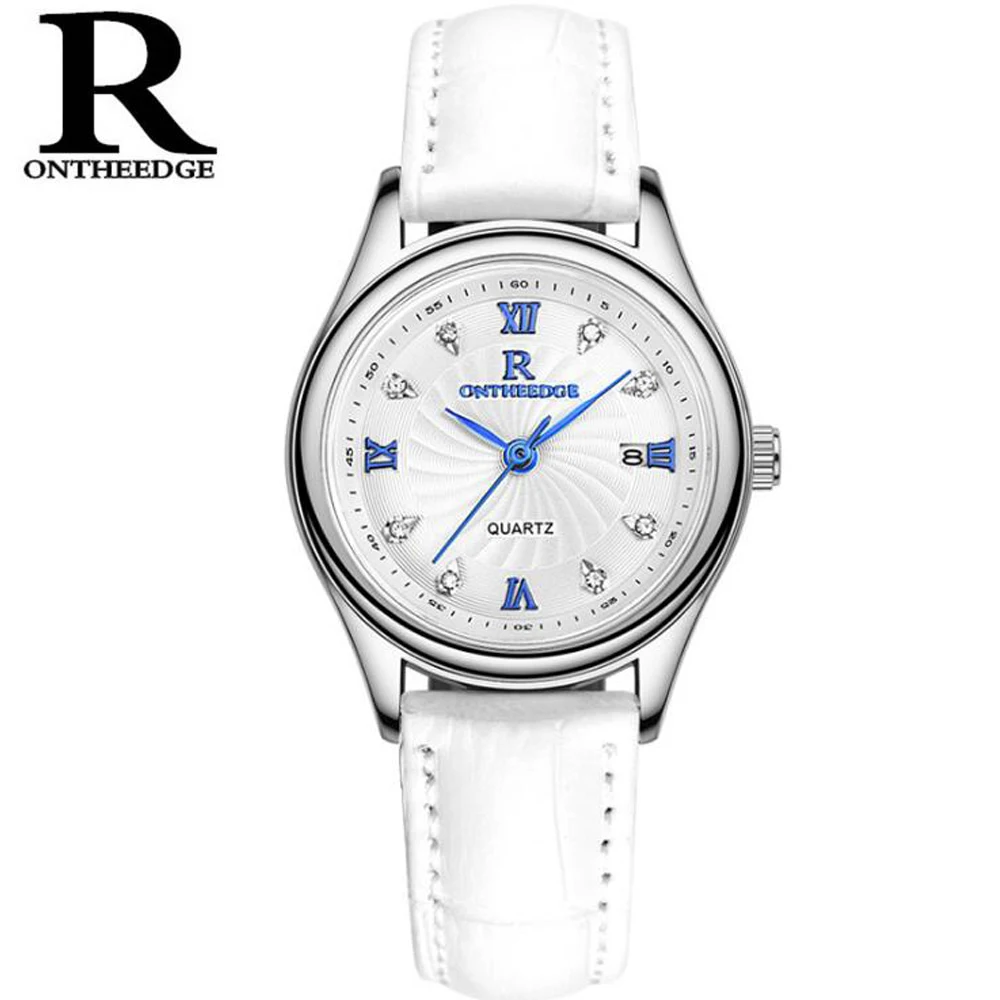 

Fashion Women Watches Diamond Analog Display PU Leather Elegant Quartz Watch Life Waterproof Good Gift Lady Watch With Box