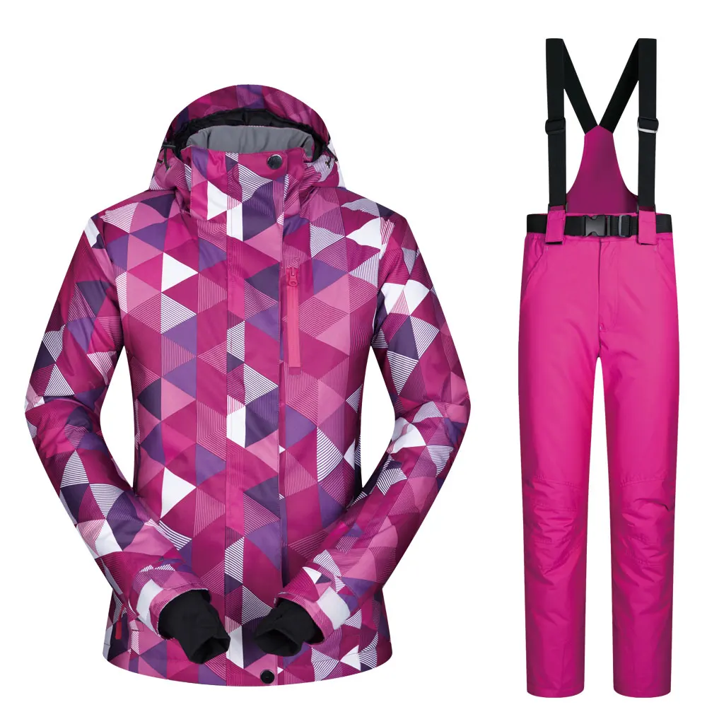 جديد الشتاء بدلة تزلج النساء الساخن الدافئة للماء تنفس الإناث الثلوج السترات و السراويل الثلوج التزلج على الجليد دعوى الماركات جديد الشتاء بدلة تزلج النساء الساخن الدافئة للماء تنفس الإناث الثلوج السترات و السراويل الثلوج التزلج على الجليد دعوى الماركات