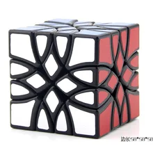 Новейшая мозаика Lanlan, магический куб, головоломка, черная основа, Cubo Magico, скоростной куб, профессиональная треугольная форма, твист, развивающие игрушки, игра