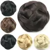 Soowee 6 Colors Synthetic Hair Clip In Braided Chignon Knitted Hair Bun Donut Roller Hairpieces Hair Accessories for Women ► Photo 2/6