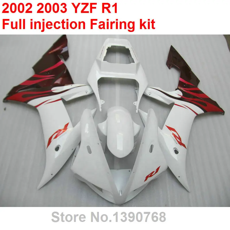 Injection molding free customize fairing kit for YAMAHA R1 2002 2003 ...