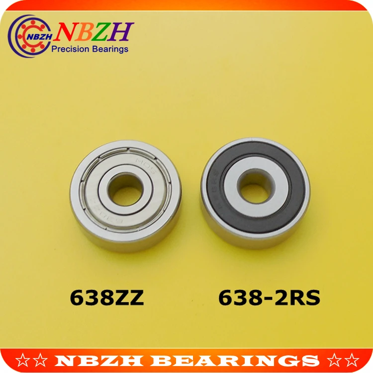 C3 Ball Bearing 638-2RS HCH Premium 638 2rs seals bearing 638 RS ABEC3 